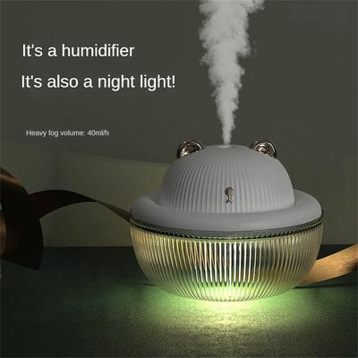 Przenośny mini nawilżacz powietrza USB ultradźwiękowy dyfuzor olejków eterycznych domowy aromatyczny mgiełka LED lampka nocna
