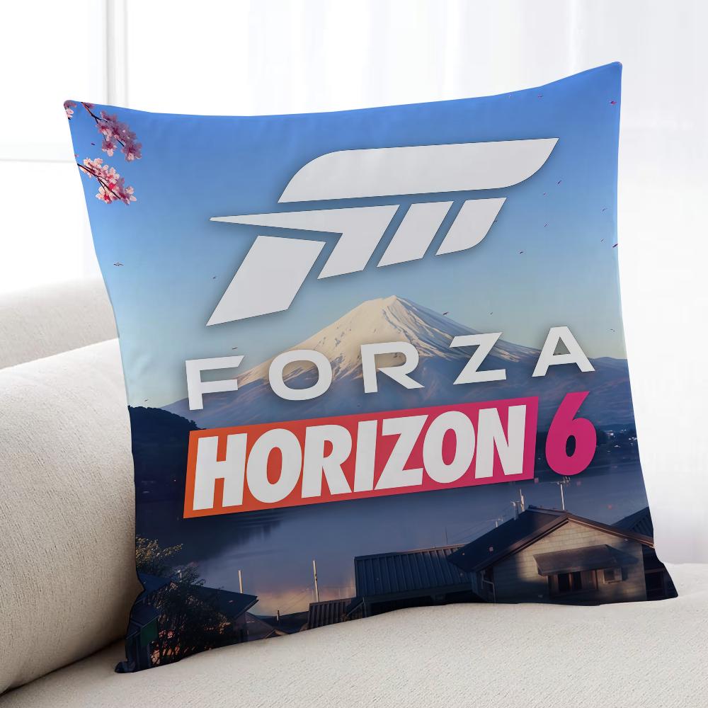 FForzaES HHorizon 6 Spiel Kissenbezug Heim Bettwäsche Sofa Wohnzimmer Kissenbezug Einfach Weich Haut Kissenbezug Party Geschenk