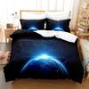 Sternenhimmel Schlafbettwäsche Kollektion Planeten Bettbezug 3D Bettwäsche Mode Design Dekoration King Size Bettbezug Kollektion Doppelbett