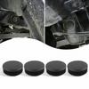 4x Black ABS Chassis Frame Hole Cover Trim For Jeep Wrangler JL Gladiator JT 18+