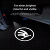 Car Sticker Car Door Welcome Light LED HD Projector Lamp Decoration For Skoda Octavia Rapid Kodiaq Karoq Superb Fabia Kamiq Enya