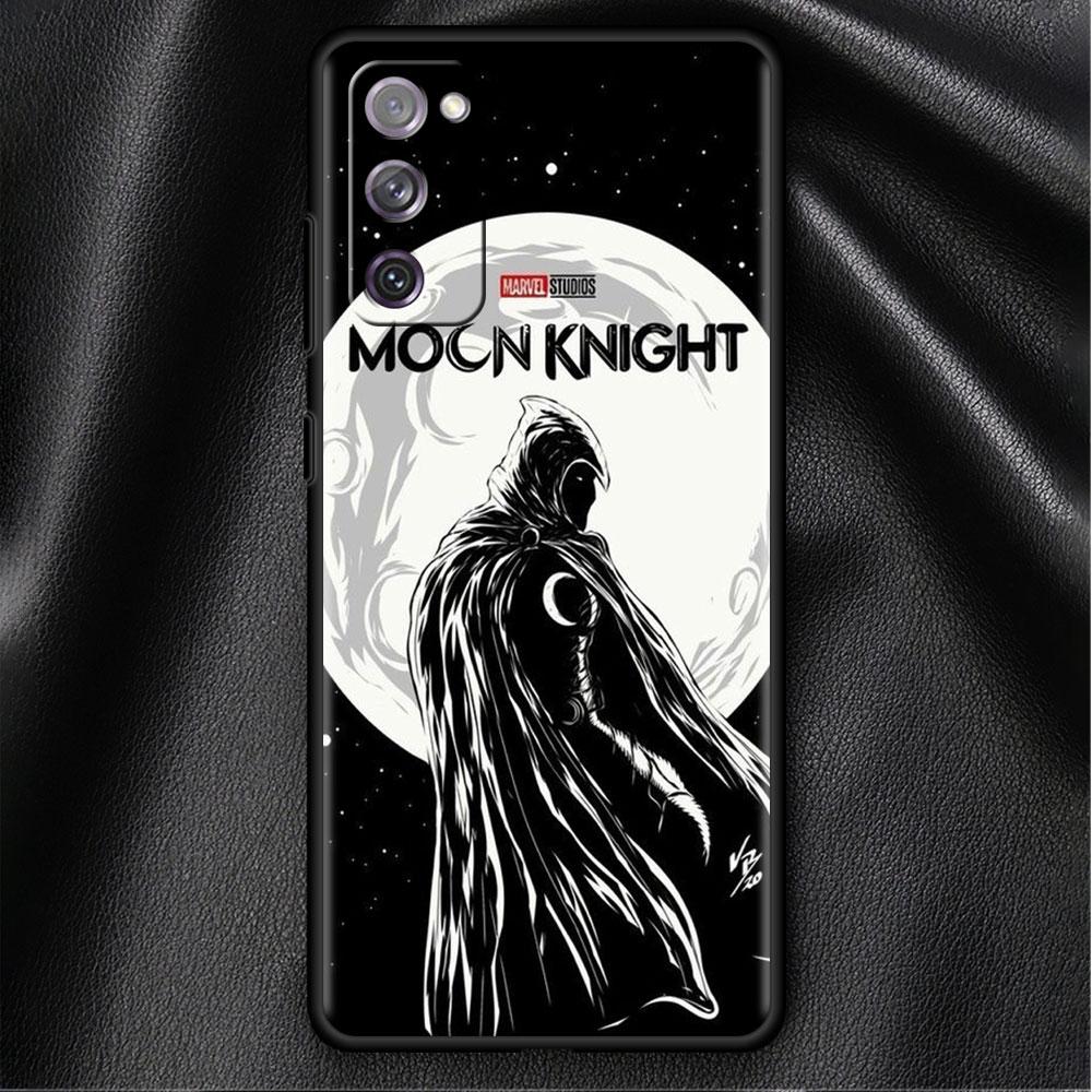 

Силиконовый чехол для Samsung Galaxy A52 S20 FE S21 Plus S22 Ultra S10 S9 S8 S10e A51 A12, мягкий чехол для телефона Moon Kinght Hero Funda Samsung A12