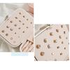 Earring Ring Jewelry Display Storage Box Case Organizer Flannel Tray Holder Gift