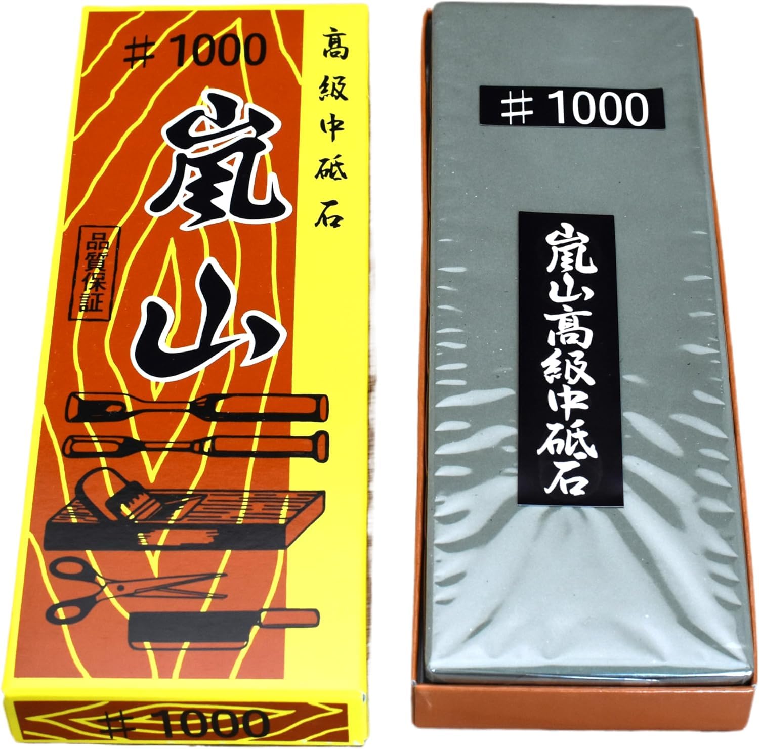 

Otani Whetstone packed and Arashiyama Medium Whetstone Knife sharpening Resinoid High density Whetstone product [Tightly heavy] #1000 Otani серый