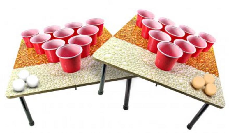 Tactic beer pong party game