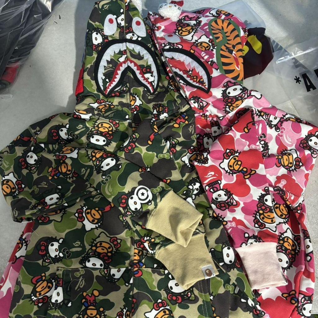 Men's Shark Panda Full Print Hooded Jacket - Unisex Autumn/Winter Trend