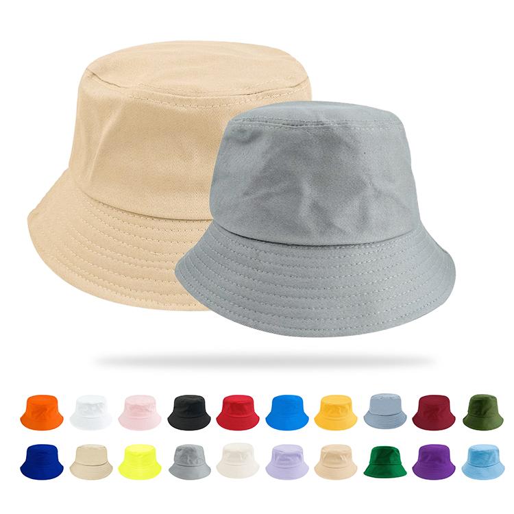 Factory  High Quality Bucket Hat Solid Color Full Printing Hats for Adults and Kids