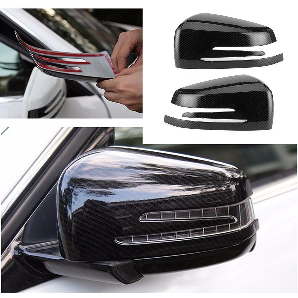 2pcs Side Rrview Mirror Cover Decorative Trim   Fit for   A B C E   CLA GLA