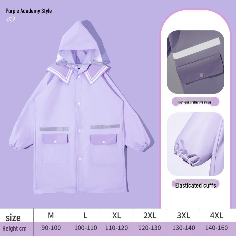 Children's Cartoon Rain Poncho - Waterproof Gear for Boys, Girls, Toddlers, and Primary School Students