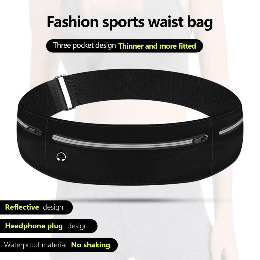 Outdoor Sports Running Belt Waterproof Cell Phone Pouch Men Sport Fanny Pack Jogging
