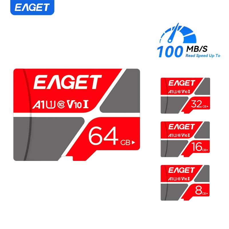 64 GB Micro SD-Speicherkarte 100 MB/s, 32 GB, 16 GB, 8 GB U1 V10 TF-Flash-Karte Micro SD-Speicherkarte für Kamera/Computer