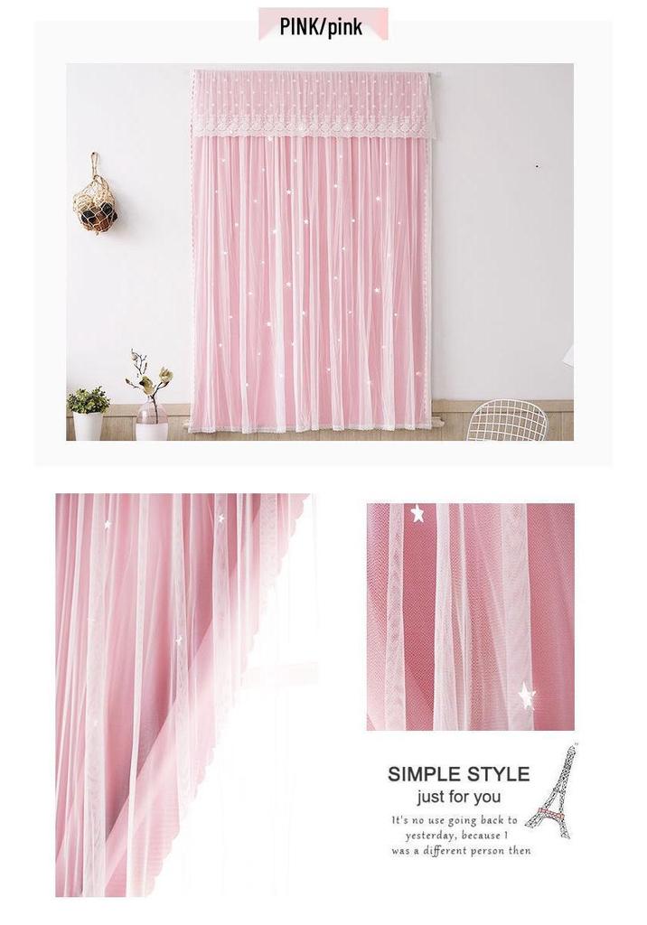 Self-Adhesive Blackout Velcro Curtain with Header for Balcony, Bedroom, Bay Window
