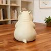 Hippo Figurine 3D Printed Cute Angry Hippopotamus Statue Collectible Animal Ornament for Home Office Desktop Car Decor