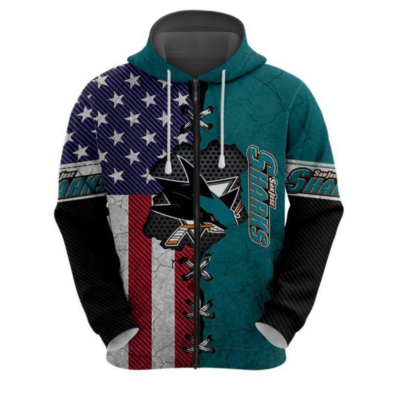 

3D Printed Zippered Hoodie Pullover 3D Print Zipper Hooded Sweatshirt Pullover H01794 zipper XL(XL)