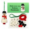 Fun Xmas Button Ornament Making Set Handmade DIY Button Ornament Kit for Holiday Teens Adults