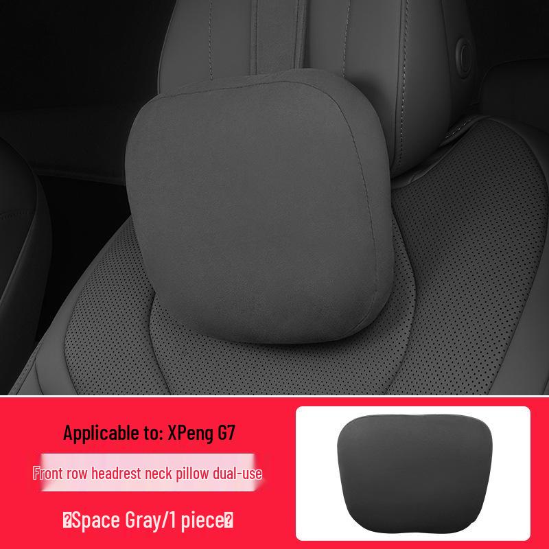 XPeng G7 Neck and Lumbar Support Pillow - Comfortable Car Headrest and Soft Cushion Accessory