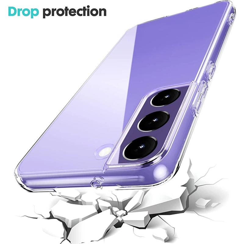 Ultradünne, klare, weiche Silikonhülle für Samsung Galaxy S22 S21 S20 Ultra Plus A53 A33 A73 A23 A22 A32 A42 A52 A72 A12 M23 M13 M32 4G 5G Rückseite