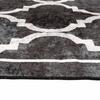 Washable Rug Black and White 80x150 cm