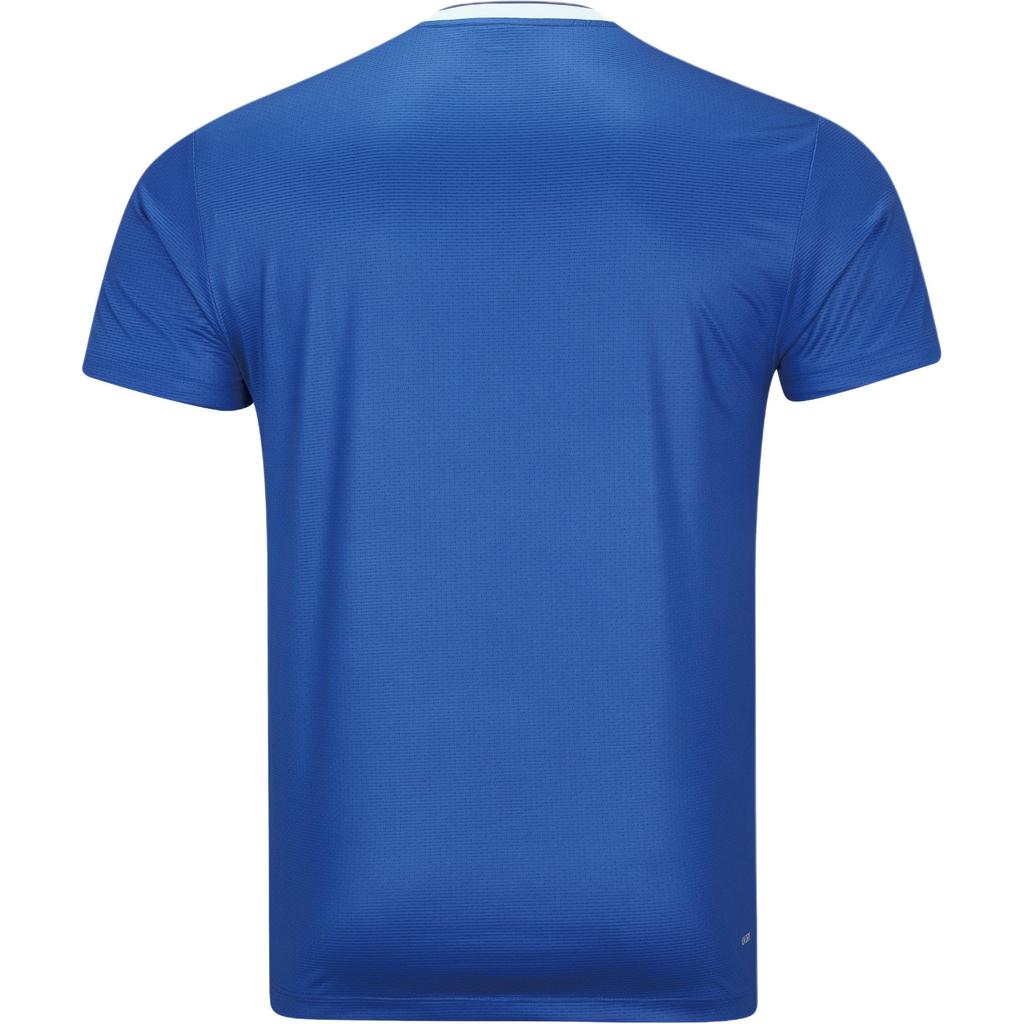 Li Ning Table Tennis Series Logo Quick-Dry Breathable Top Unisex Tops Deep-Blue AAYW015-2