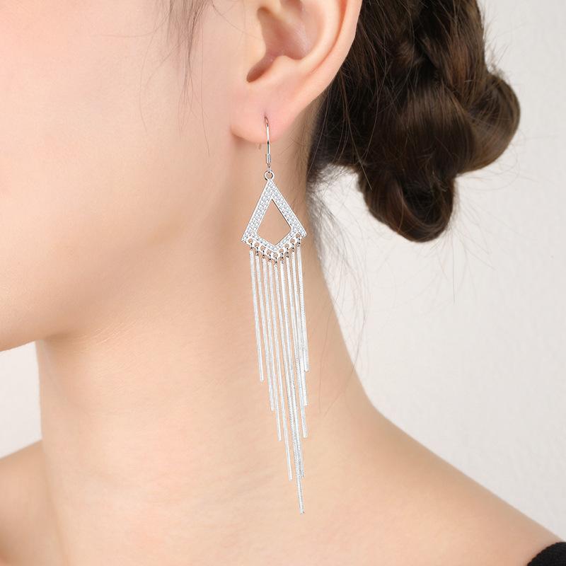 Lindon Zircon Copper Alloy Earrings Drop Earrings For Women Wedding Party Gifts