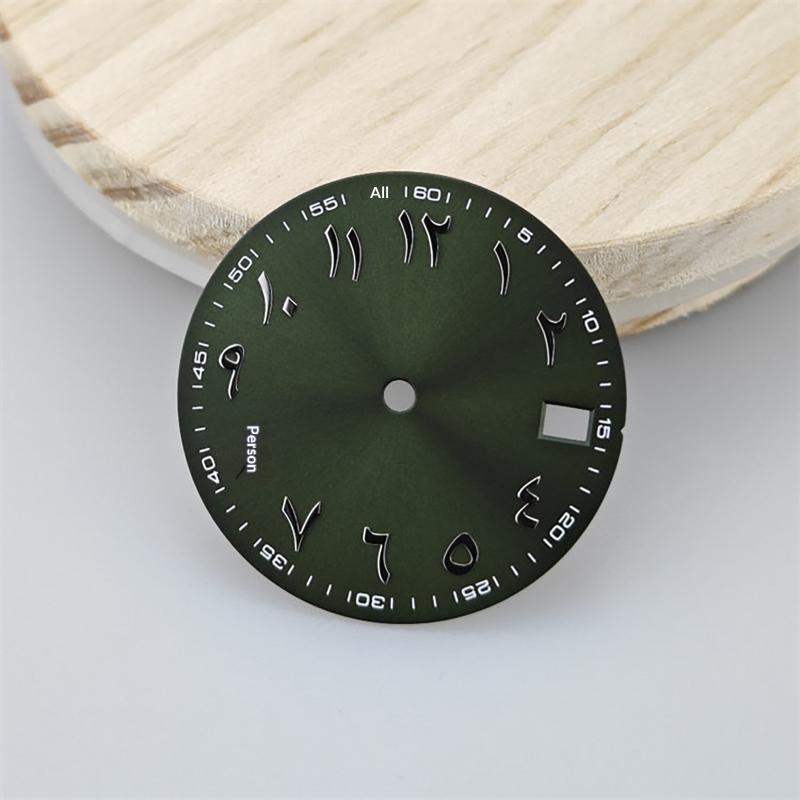 Nh35 Dial 28.5Mm Arabic Numeral Dial Suitable For Nh35 Nh36 Movements Watch Accessories Repair Tool