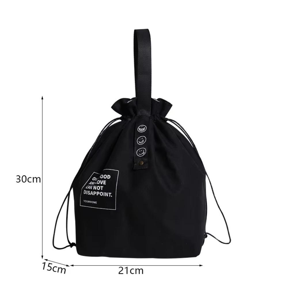 Outdoor Portable Picnic Dinner Container Canvas Lunch Bag Box Handbag School Fresh Keeping Food Storage Tote Accessories