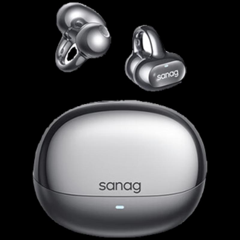 SANAG AI Bluetooth Ear Clip Headphones