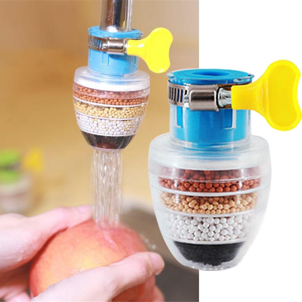 Purifier Tap Filter Water Saving Kitchen Faucet Bubbler Activated Carbon Filtration Shower Head Nozzle Cleaning Filter