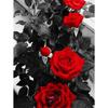 Diamond Painting Flower Rose Full Drill 5D Home Decor Diamond Embroidery Black Red Mosaic Wall Stickers