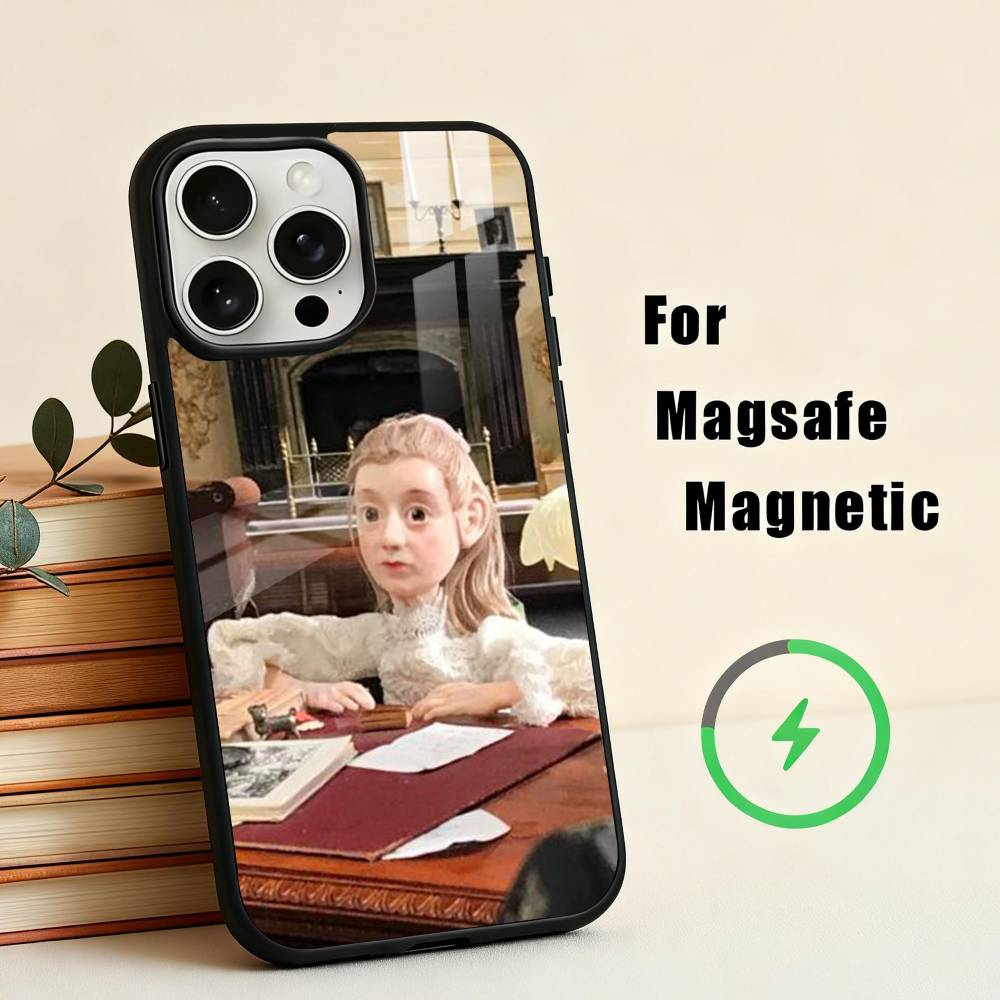 T-The Girl Who Cried Pearls Phone Case For iPhone17,16,15,14,13,12,11 Plus,Pro Max Magnetic For Magsafe Wireless Charging
