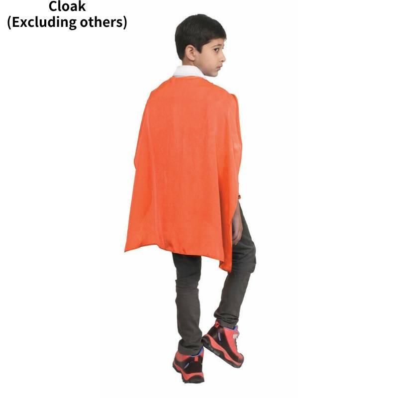Short Kids Halloween Cloak For Stage Performance And Cosplay In Vibrant Colors