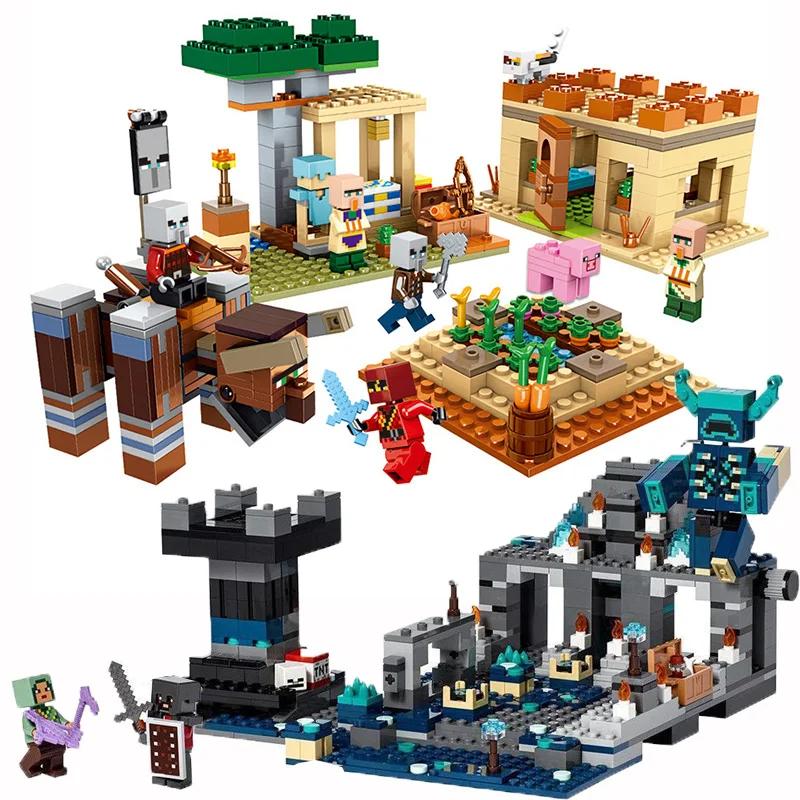 My Worlds Cross Whistle The Sword Outpost Compatible 21246 Dark World Building Brick Model Building Toy Kids Birthday Gift Toys