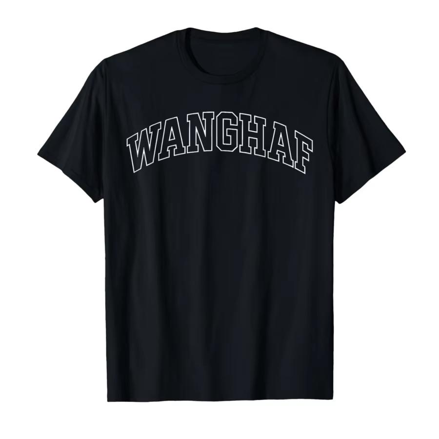 WANGHAF T-shirt for Men Women  Cotton T Shirts Short Sleeve Tops Vintage T Shirt  Men Clothing Graphic T Shirts