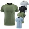Ice-Silk Sports T-Shirt for Men Stretch Fitness Wear Summer Quick-Dry Short-Sleeved Running Top Youth Casual Shirt