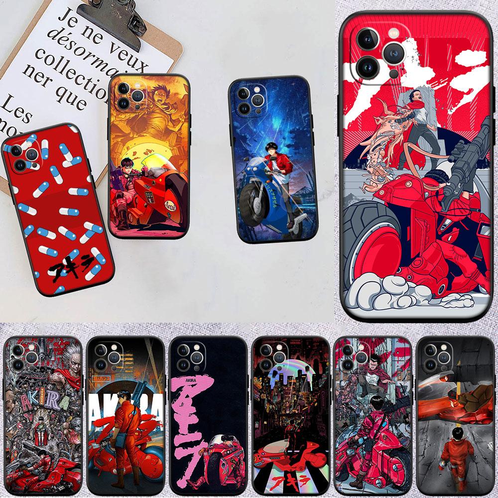 LO2 Akira Anime Soft Shell Phone Case for Samsung Galaxy S20 S21 S22 Ultra FE + Plus A21S A22 A24 A25 A26 A30 A30S A31