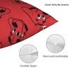 Federa per Cuscino Cane Rosso C-Clifford Federa Quadrata Federe Divertenti per Soggiorno Letto Sedia