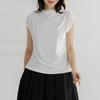 Dedra Dear Crew Neck French Sleeve T shirT Tbe3002