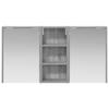 Bathroom Cabinet Set 3 Pcs 116 X 16 X 62.5 Cm Engineered Wood