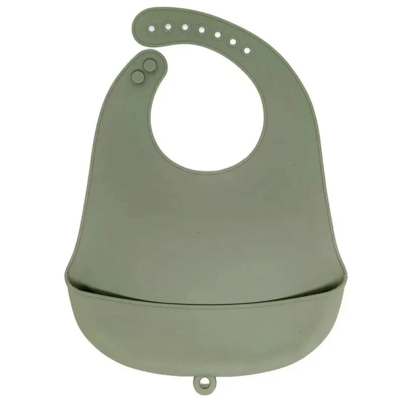 Silikon Baby Lätzchen zum Essen Leicht zu reinigen Baby Lätzchen Sabberhandtuch Wasserdichte Kinder Silikon Lätzchen