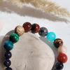 Bracelet - SHOP-STORY - Solar System - Agate - Multicolore - Unisex