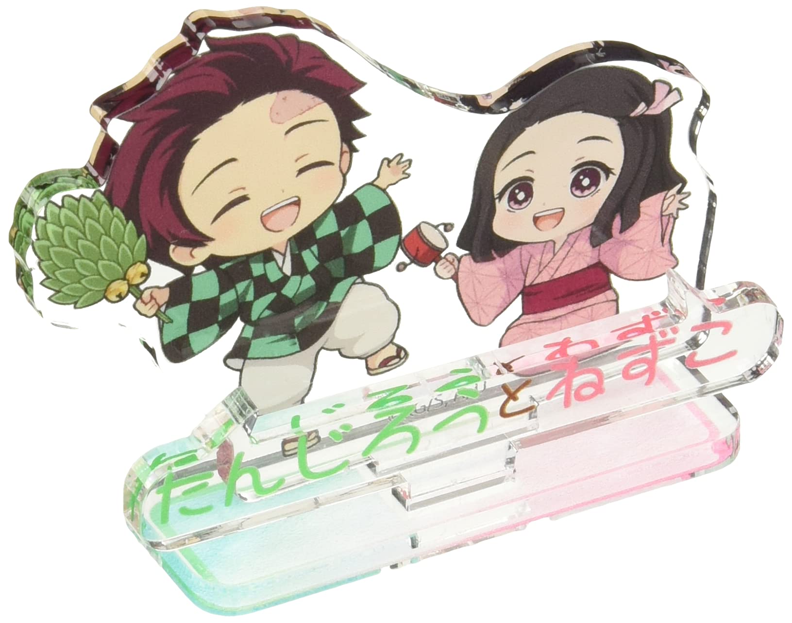 

Demon Kimetsu no Yaiba Tanjiro Nezuko Acrylic Figure with Nezuko Slayer & (Childhood)