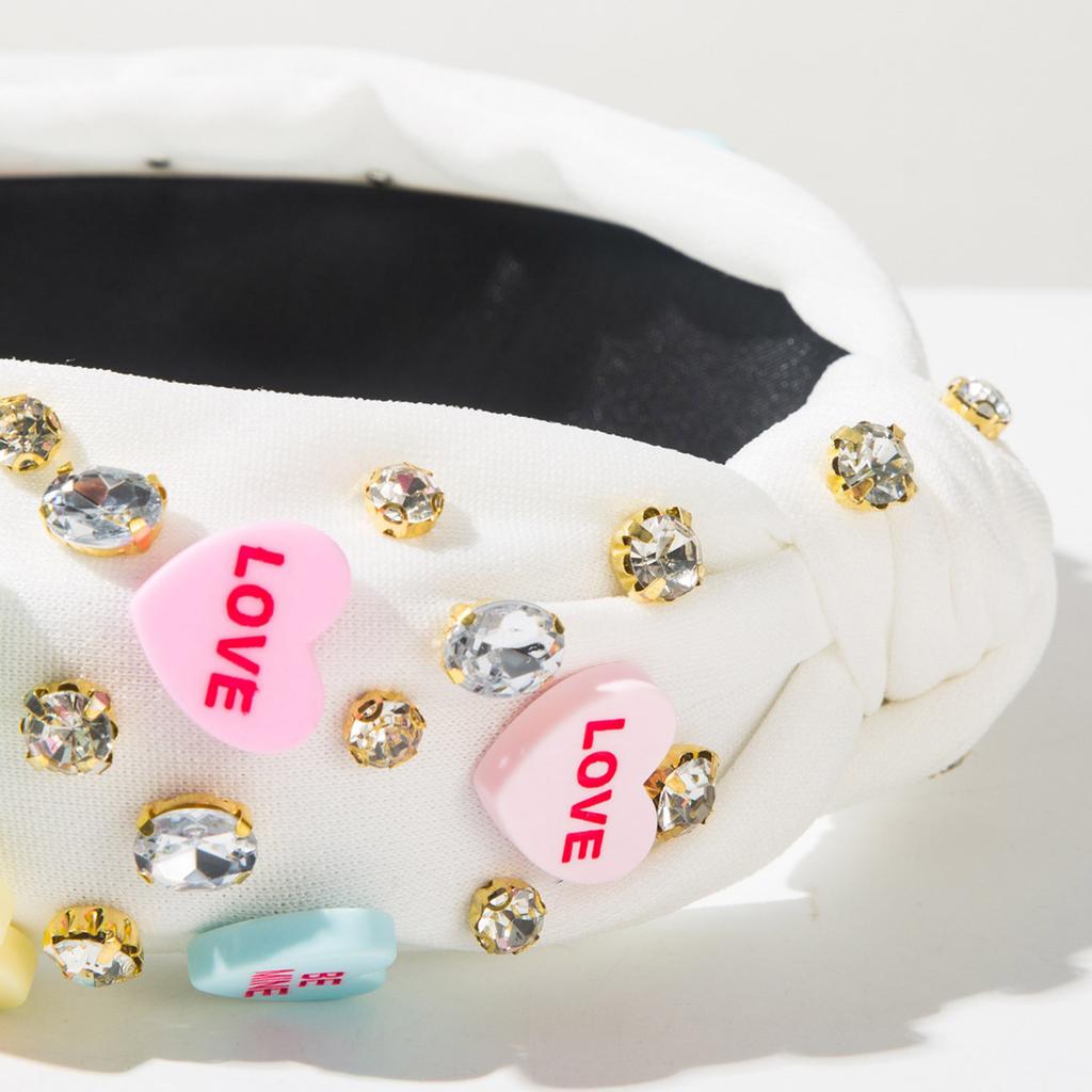 Women's Fashion Headwear Versatiles Knotted Hair Band Vintage Styles Headbands for Valentine's Day