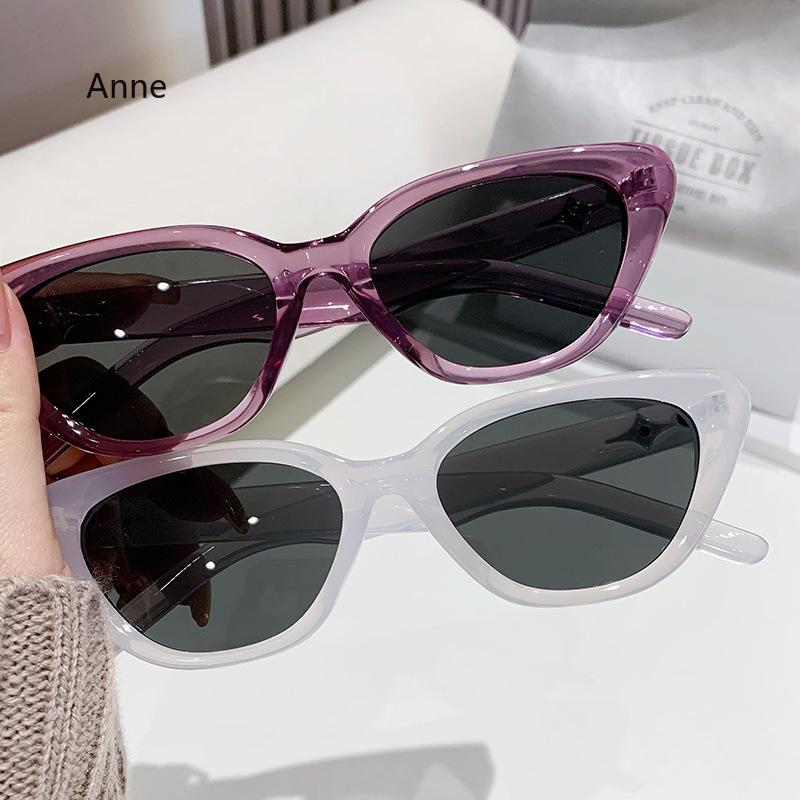 Glasses Shoes Women's Fashion Cat Eye Jelly Color Sunglasses Vintage Rivets Men Trending Sun Glasses Shades Uv400 Gafas De Sol Hombre