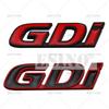 Car Trunk Zinc Alloy Adhesive Badge 3D GDi Emblem Rear Body Tailgate Adhesive Badge for Hyundai Sonata IX35 Tucson Elantra R1