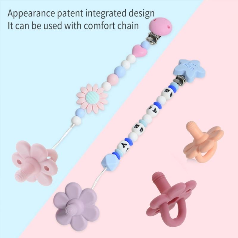 Baby Infants Pacifier Newborn Comfort Appease Nipple Dummy Flexible Soft BPA-Free Safe Silicone Soother Teether