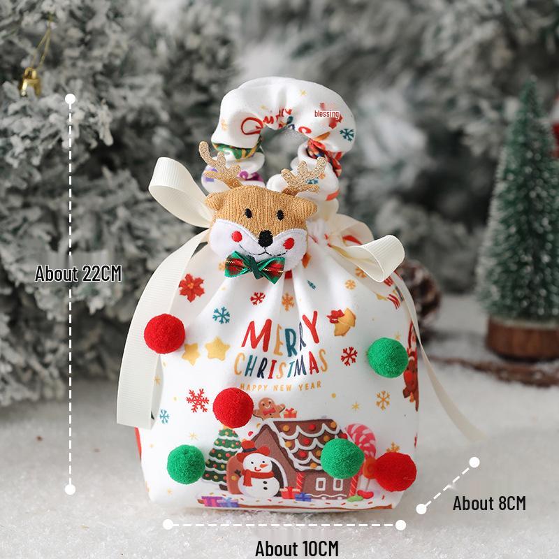 2025 Christmas Eve Peace Apple Gift Bag - Kids' Candy Holder
