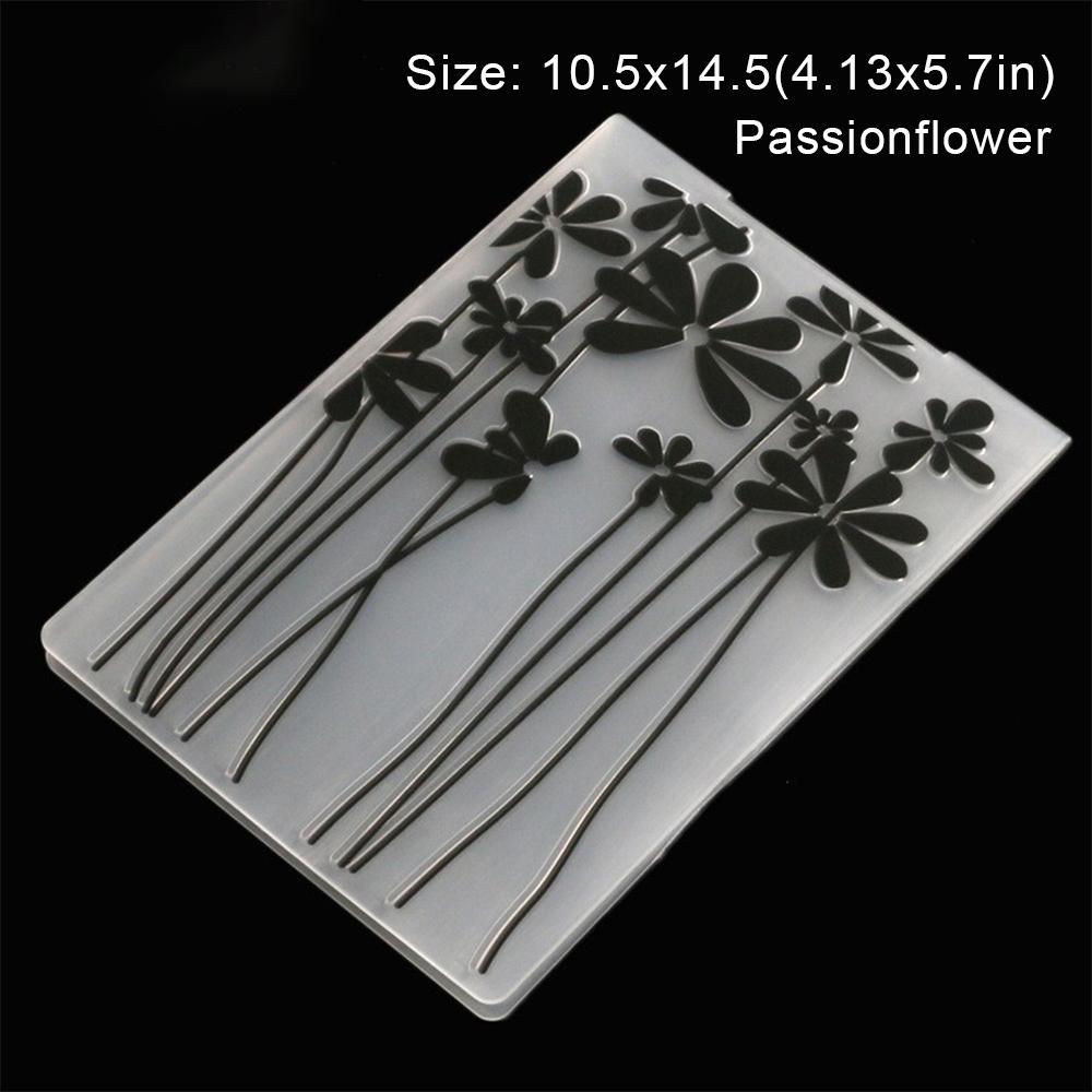 15 Styles Plastic Embossing Folder Template Molds Stamp Stencils DIY Handmade Art Craft Supplies Fondant Cake Decorating Mold