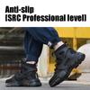 Labor Protection Shoes Men's Breathable, Anti-smashing, Anti-puncture, Steel-clad Toe Work Shoes, Safety Protective Shoes, Breathable, High-top