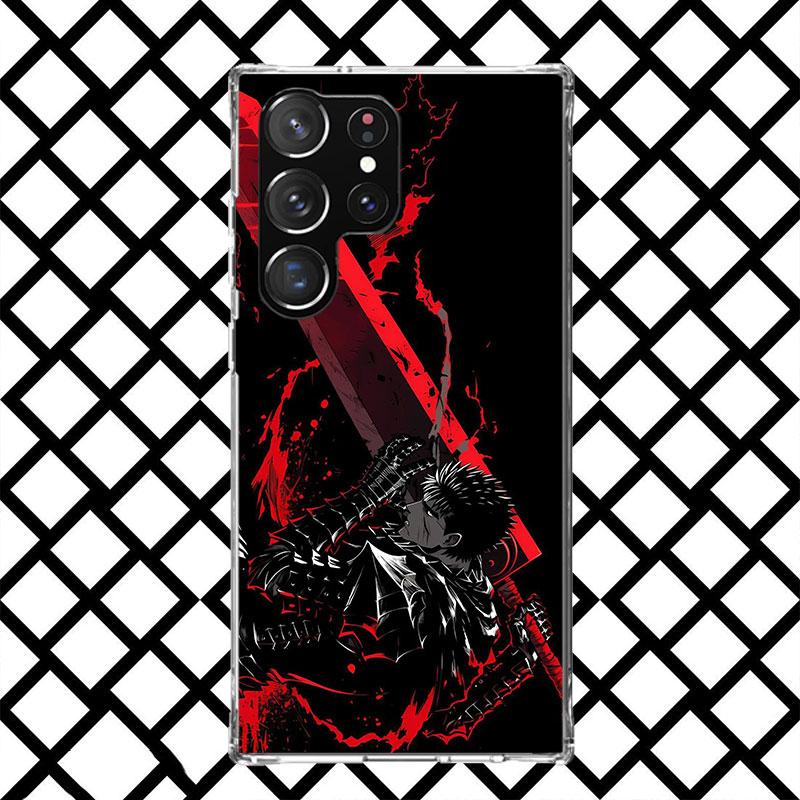 G-Guts B-Berserks Anime Phone Case for Samsung Galaxy S26 S25 Edge S24 S23 Ultra S22 Plus S21 FE S20 + Soft Cover Print Fundas G