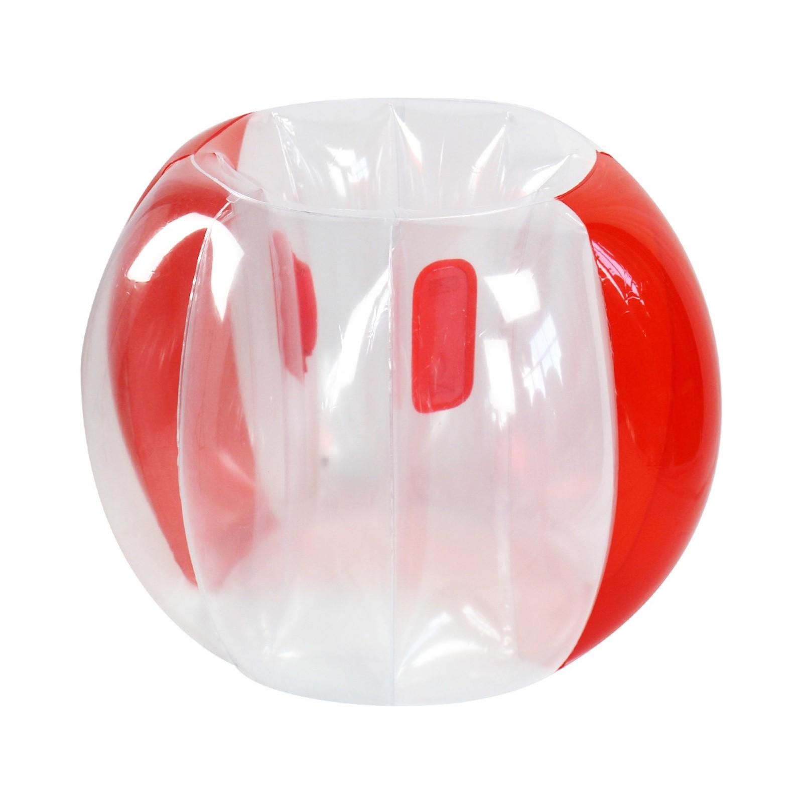 

Надувной мяч Bump Ball Human Collision Ball ПВХ Body Bubble Bounce Ball для активного отдыха, 90x75 см One Size красный